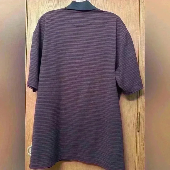 Nike Golf Red/Navy Striped Polo THIS ITEM IS SOLD UNABLE TO DELETE - Picture 4 of 8